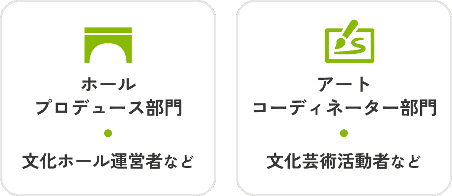 ホールプロデュース部門/アートコーディネーター部門